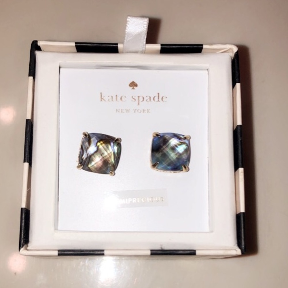 Kate Spade gem stone earrings